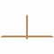 Ekena Millwork Eugene Smooth Timber Gable Bracket, Western Red Cedar, 96"W x 40"H x 1 1/2"D x 3 1/2"F, 10/12 Pitch GBW096X40X0204EUG00SWR - alternate 1
